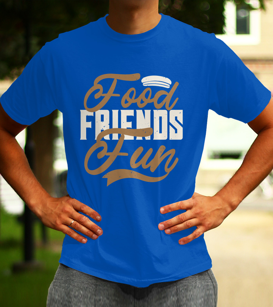Food Friends Fun Sailor Hat T-Shirt