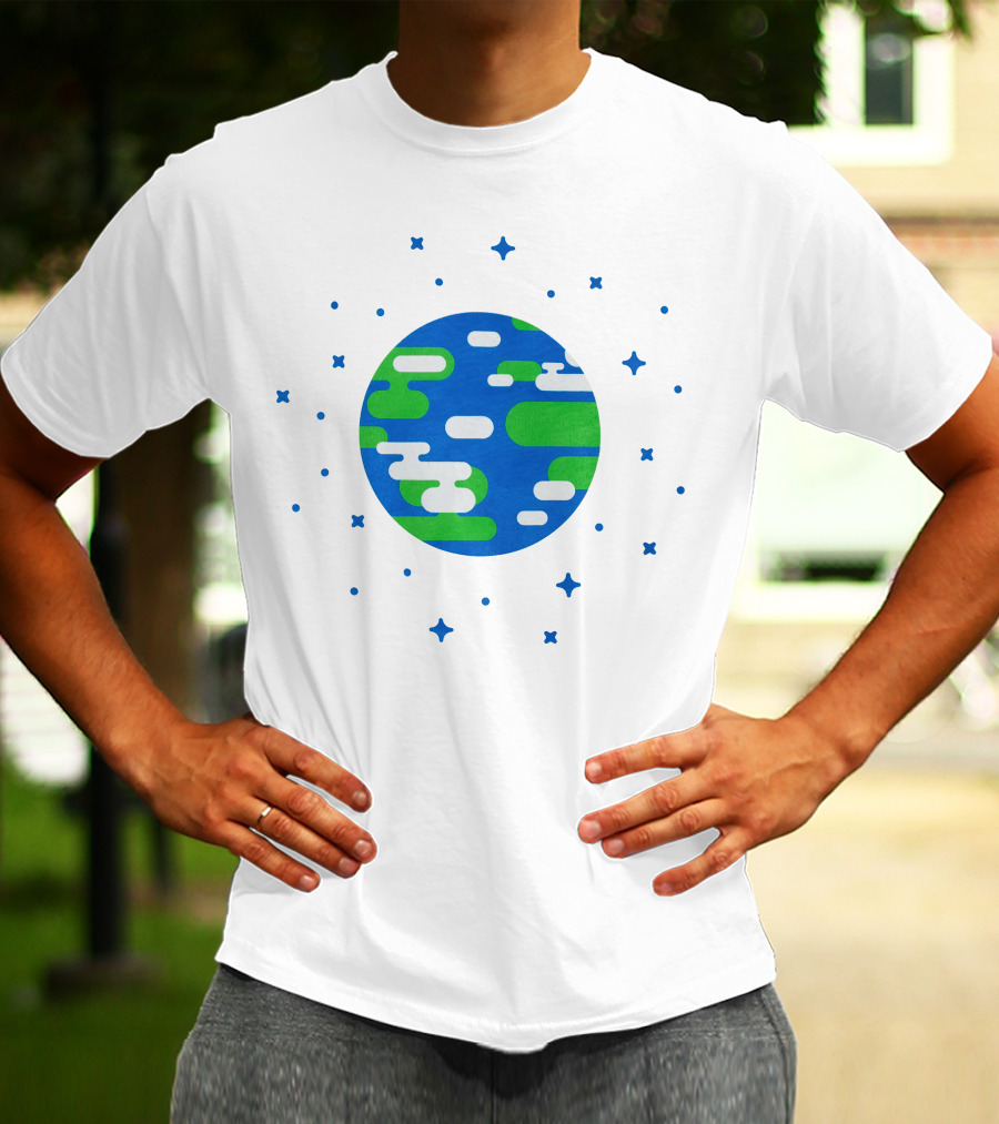 Kurzgesagt Earth Space T-Shirt