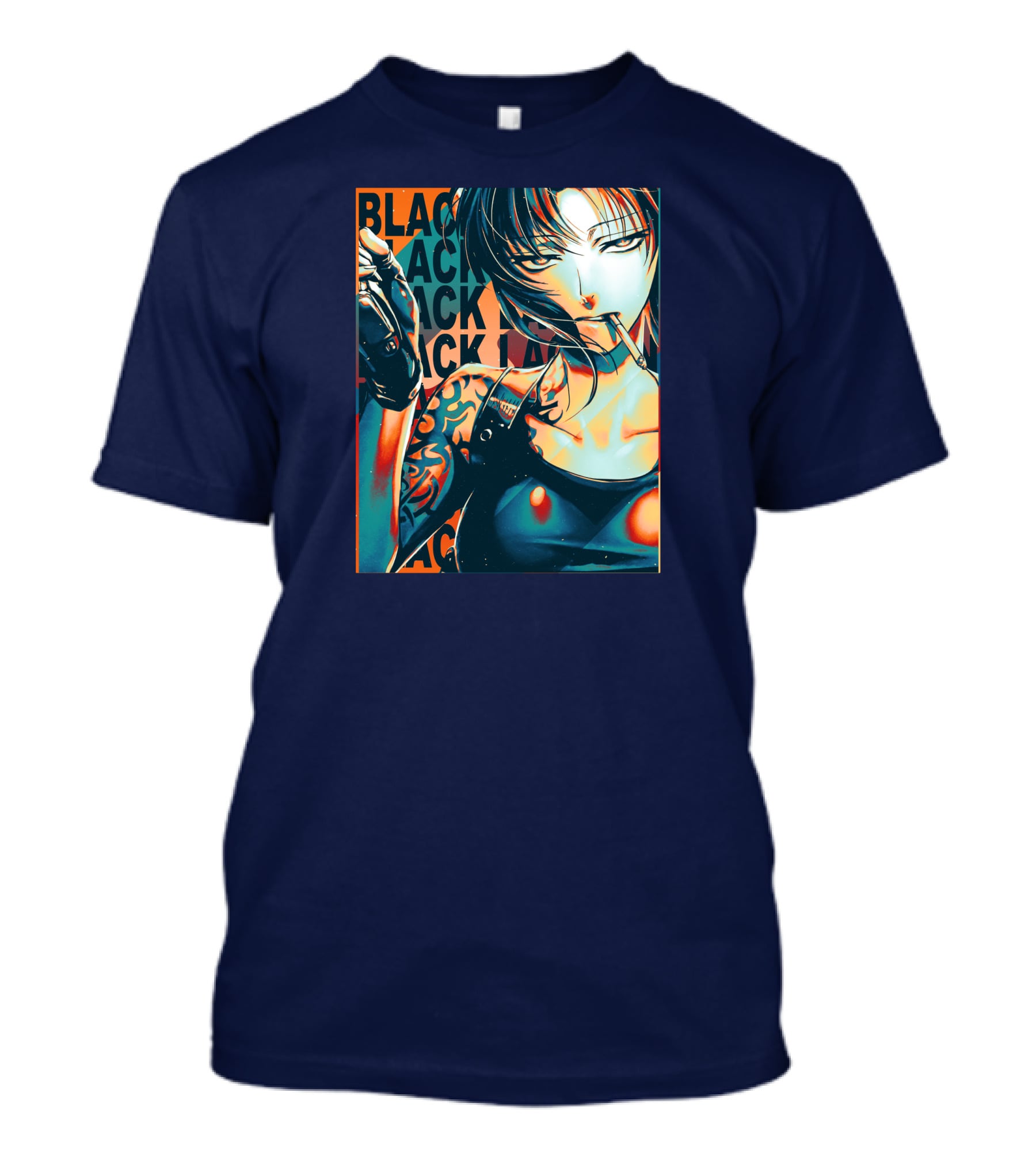 Black Lagoon Pop Anime Style Revy T-Shirt