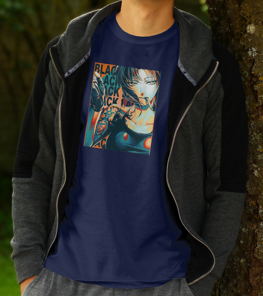 Black Lagoon Pop Anime Style Revy T-Shirt