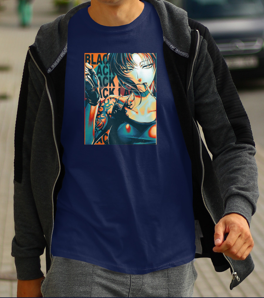 Black Lagoon Pop Anime Style Revy T-Shirt