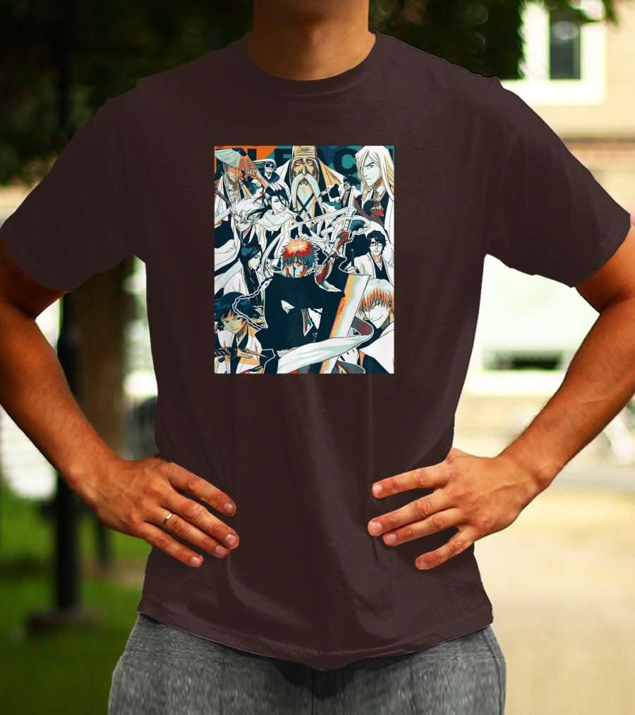 BLEACH Character Collage Manga Art POP T-Shirt
