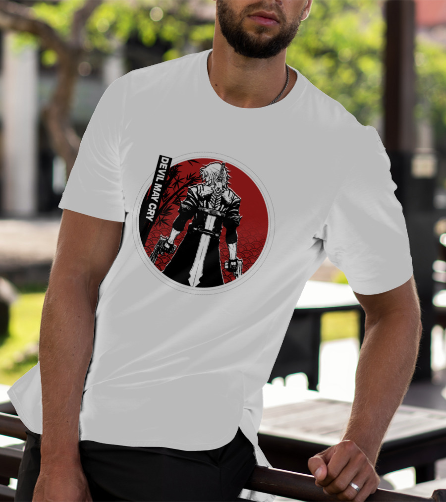 DEVIL MAY CRY Red Circle Character T-Shirt