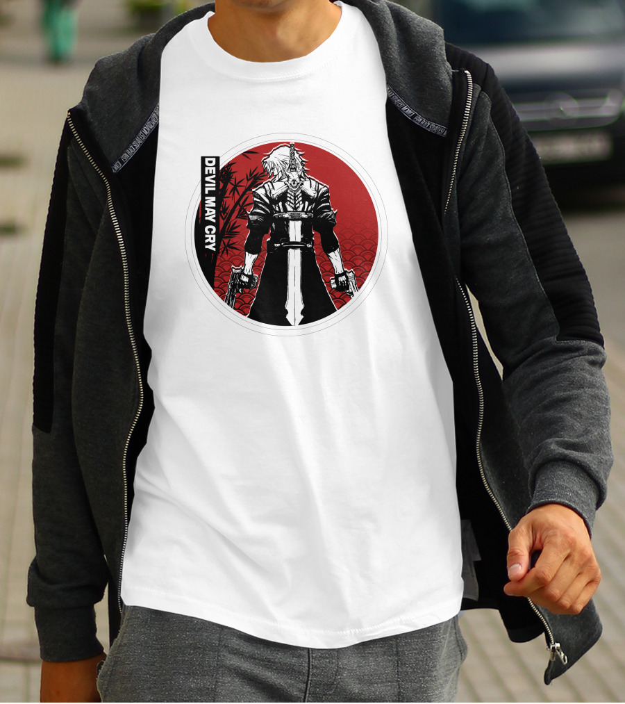 DEVIL MAY CRY Red Circle Character T-Shirt