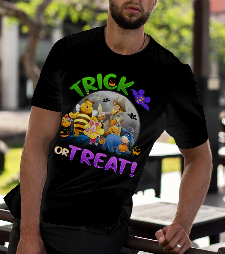 Trick Or Treat Winnie The Pooh Halloween Costumes T-Shirt