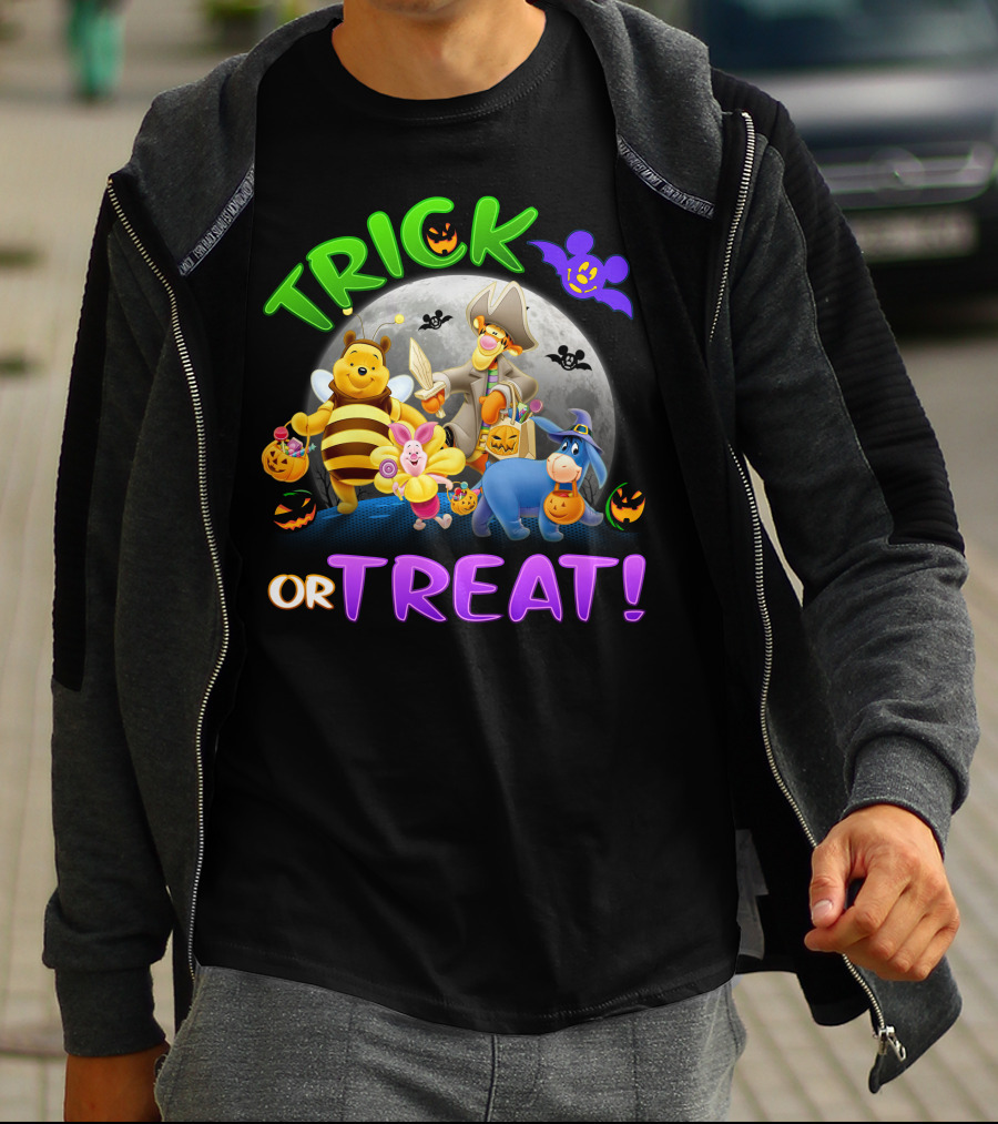 Trick Or Treat Winnie The Pooh Halloween Costumes T-Shirt