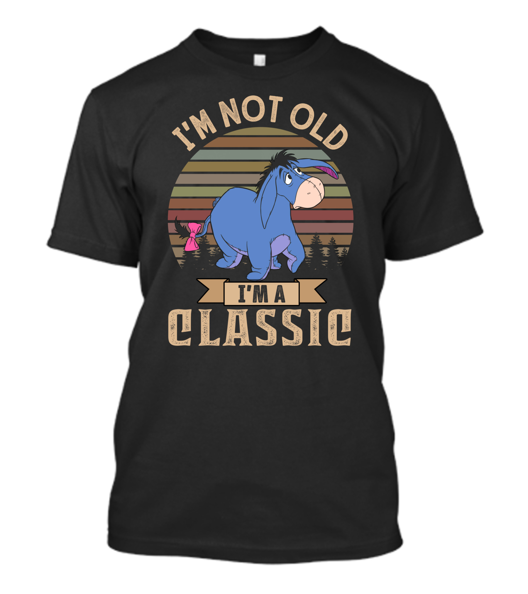 I'm Not Old I'm A Classic Eeyore Vintage Style T-Shirt