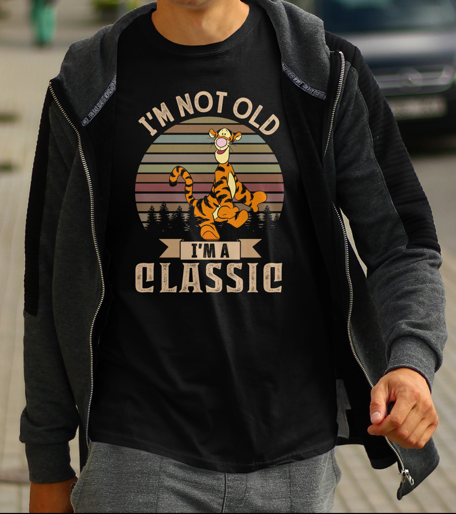I'm Not Old I'm A Classic Tigger Retro Style T-Shirt