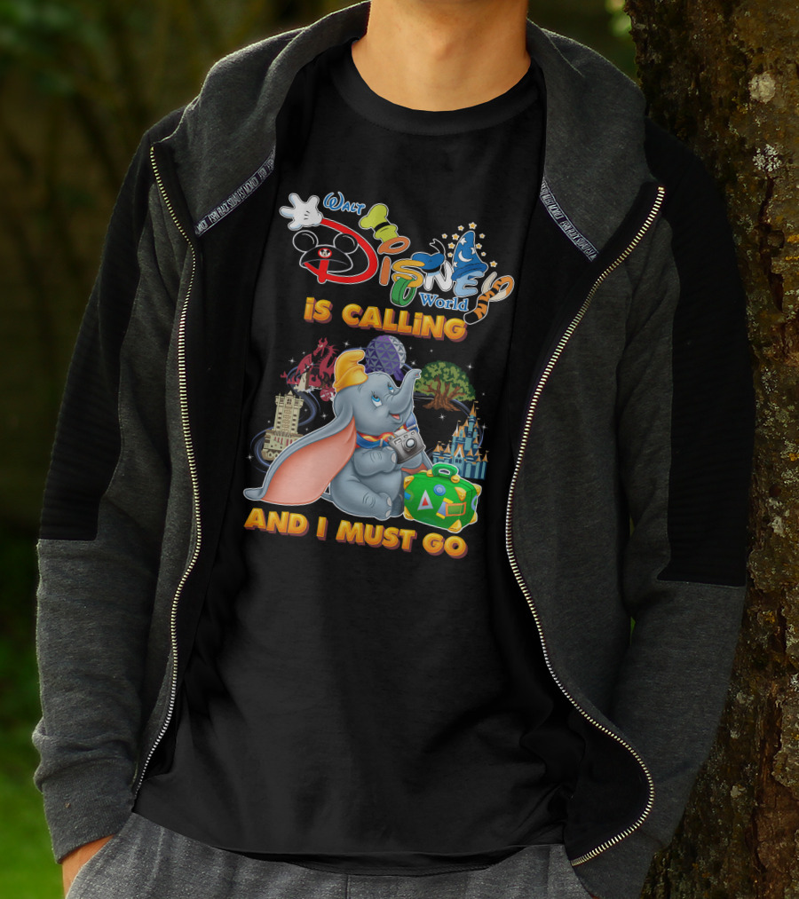 Walt Disney World Is Calling And I Must Go Dumbo Adventures T-Shirt