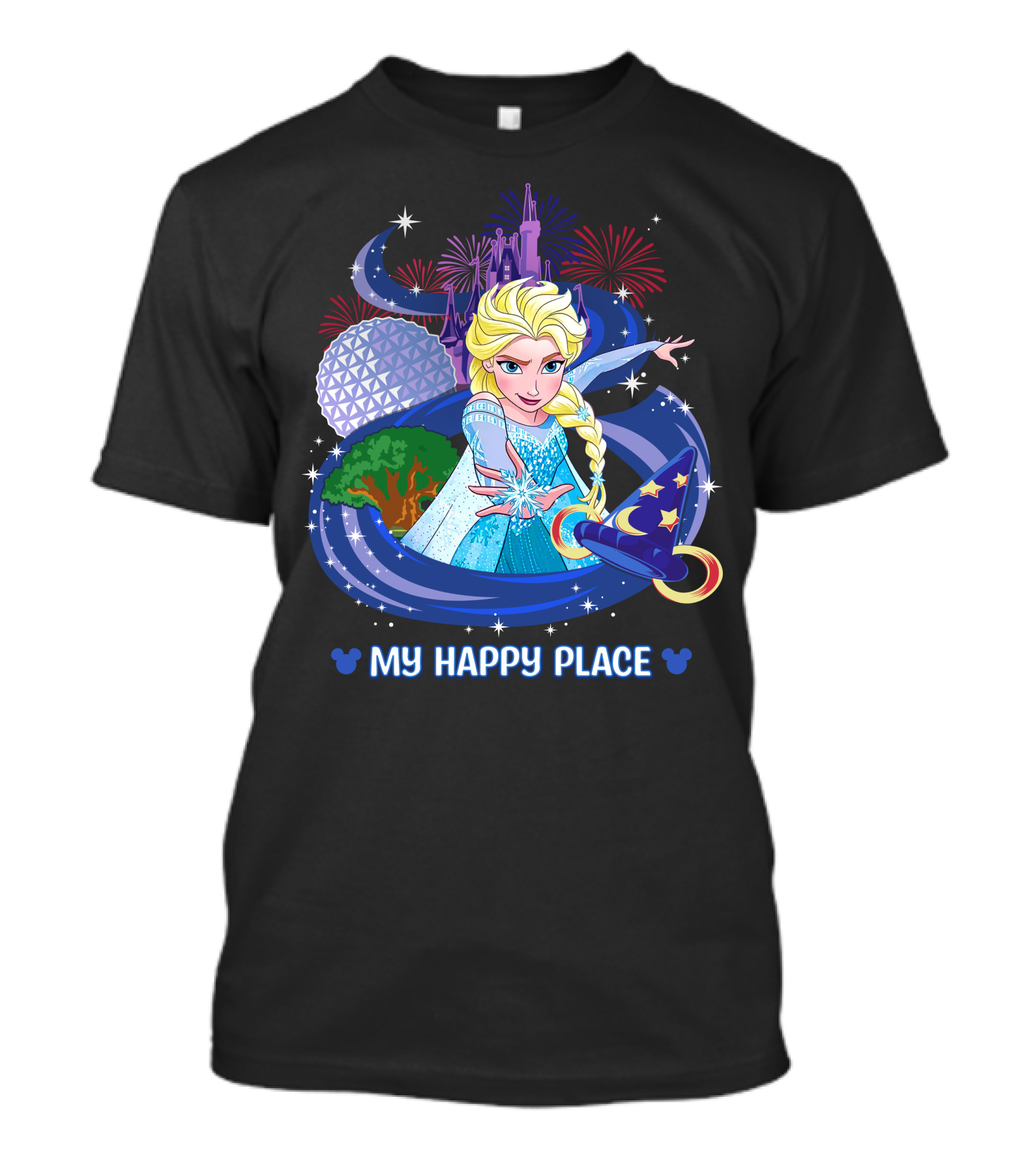 Elsa My Happy Place Disney Frozen Magic Fantasyland T-Shirt