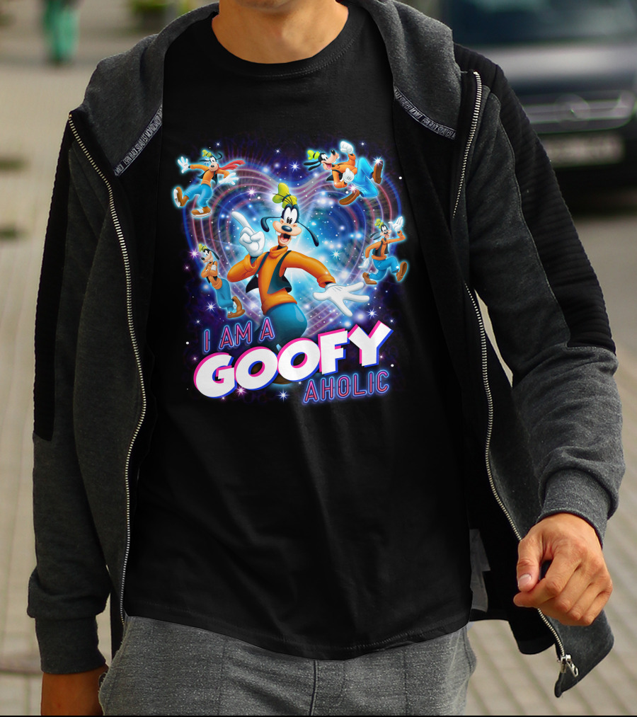 I Am A Goofy Aholic Disney Character Fan Tribute T-Shirt