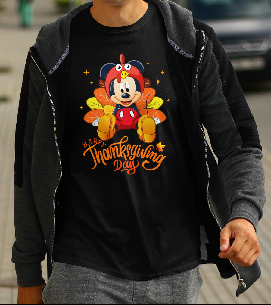 Mickey Happy Thanksgiving Day T-Shirt