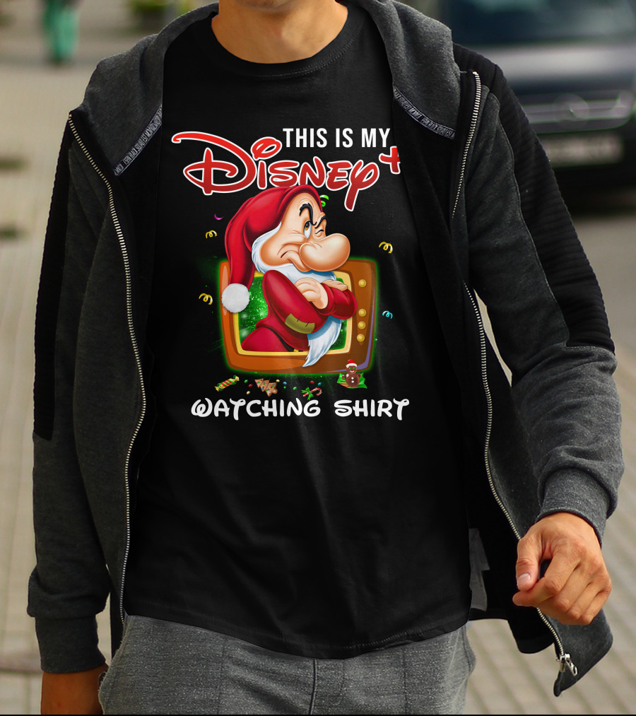 This Is My Disney+ Grumpy Watching T-Shirt