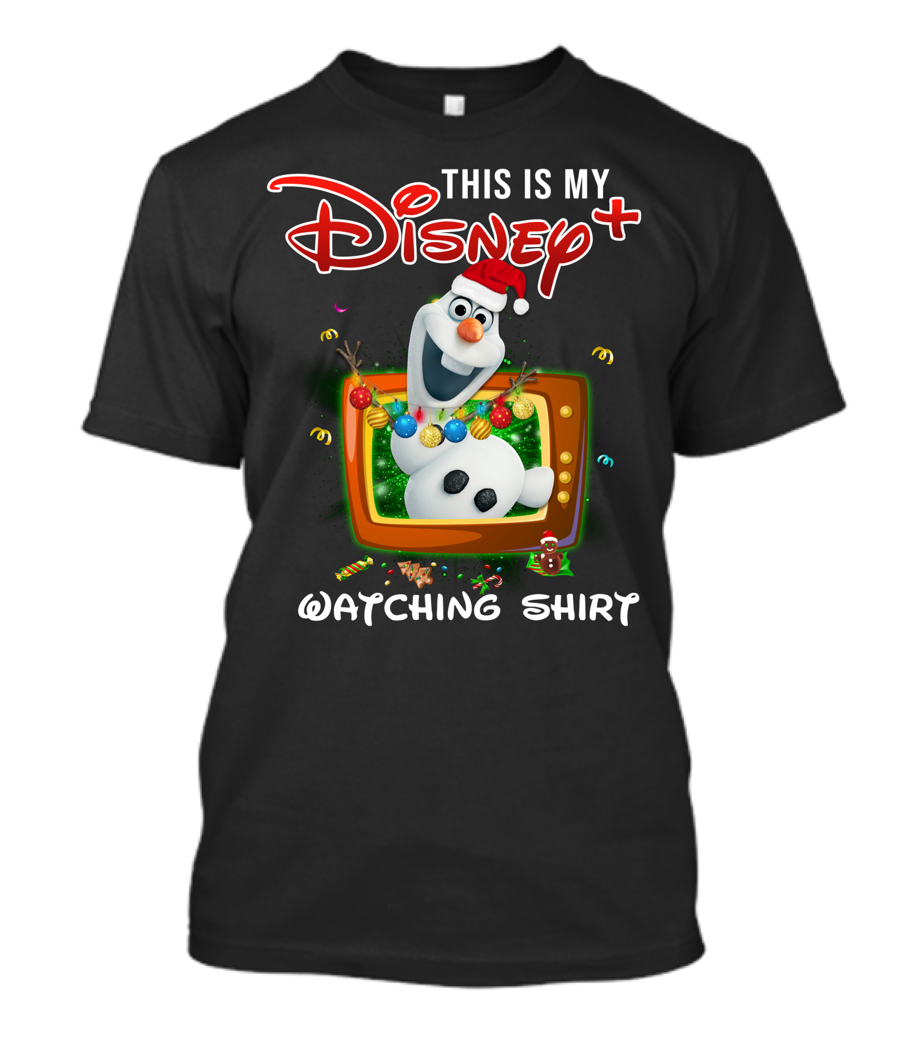 This Is My Disney Plus Olaf Watching T-Shirt