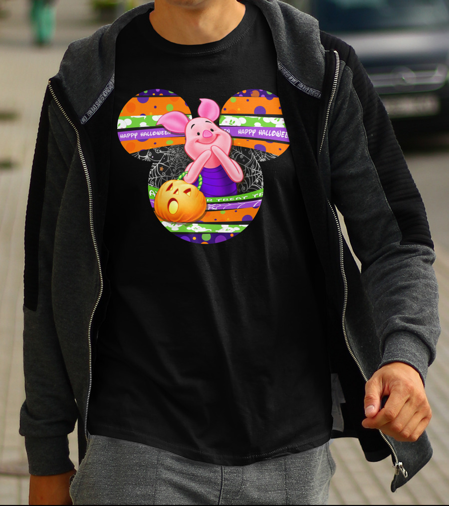 Piglet Happy Halloween Trick Or Treat T-Shirt