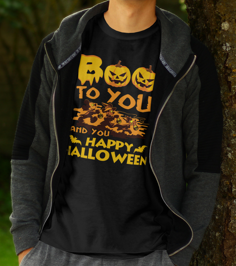 Boo To You And You Happy Halloween T-Shirt