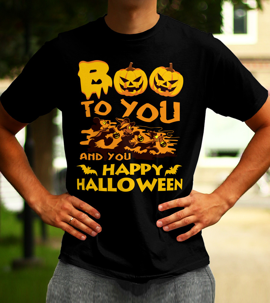 Boo To You And You Happy Halloween T-Shirt