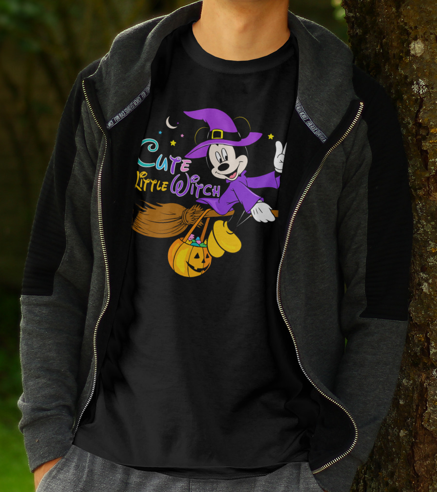 Cute Little Witch Halloween T-Shirt