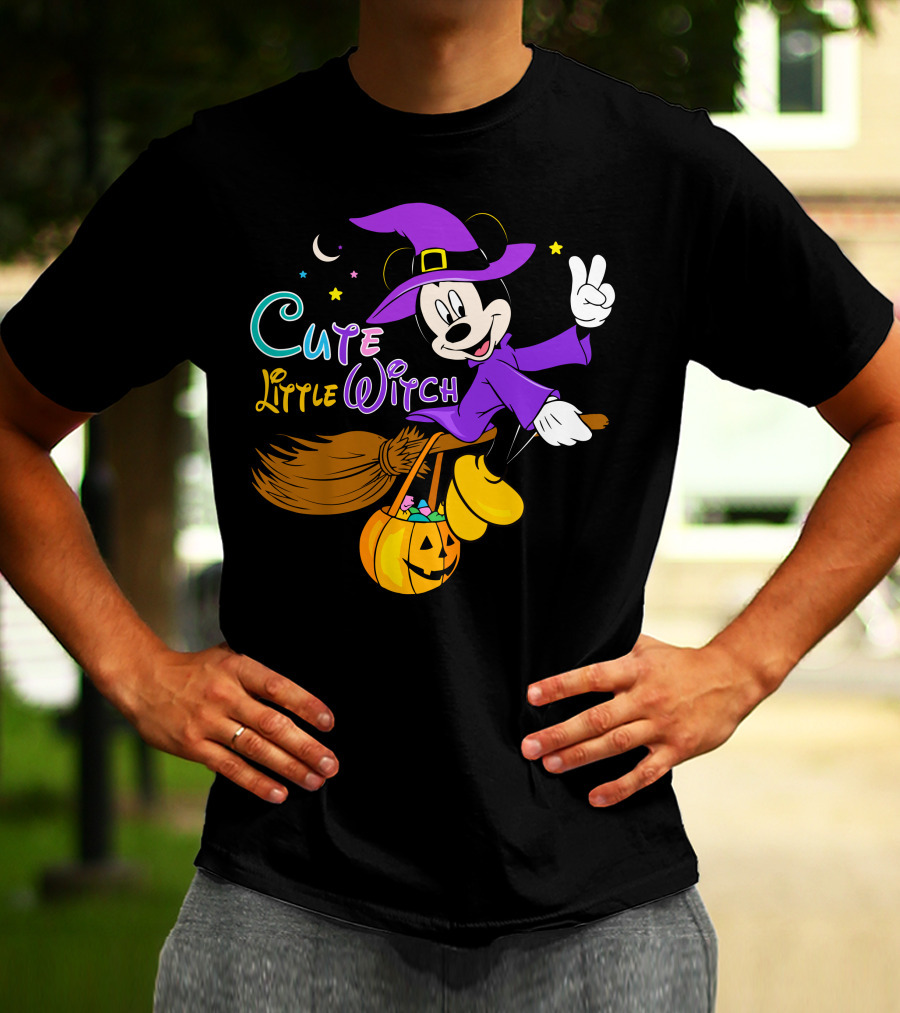 Cute Little Witch Halloween T-Shirt