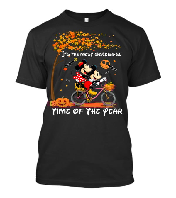 It's The Most Wonderful Time Of The Year Halloween Mickey Minnie T-Shirt