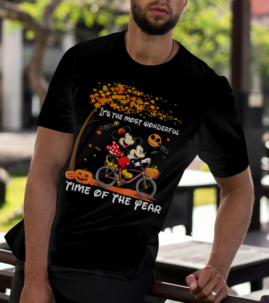 It's The Most Wonderful Time Of The Year Halloween Mickey Minnie T-Shirt
