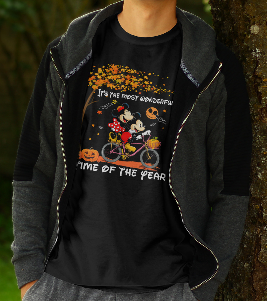 It's The Most Wonderful Time Of The Year Halloween Mickey Minnie T-Shirt