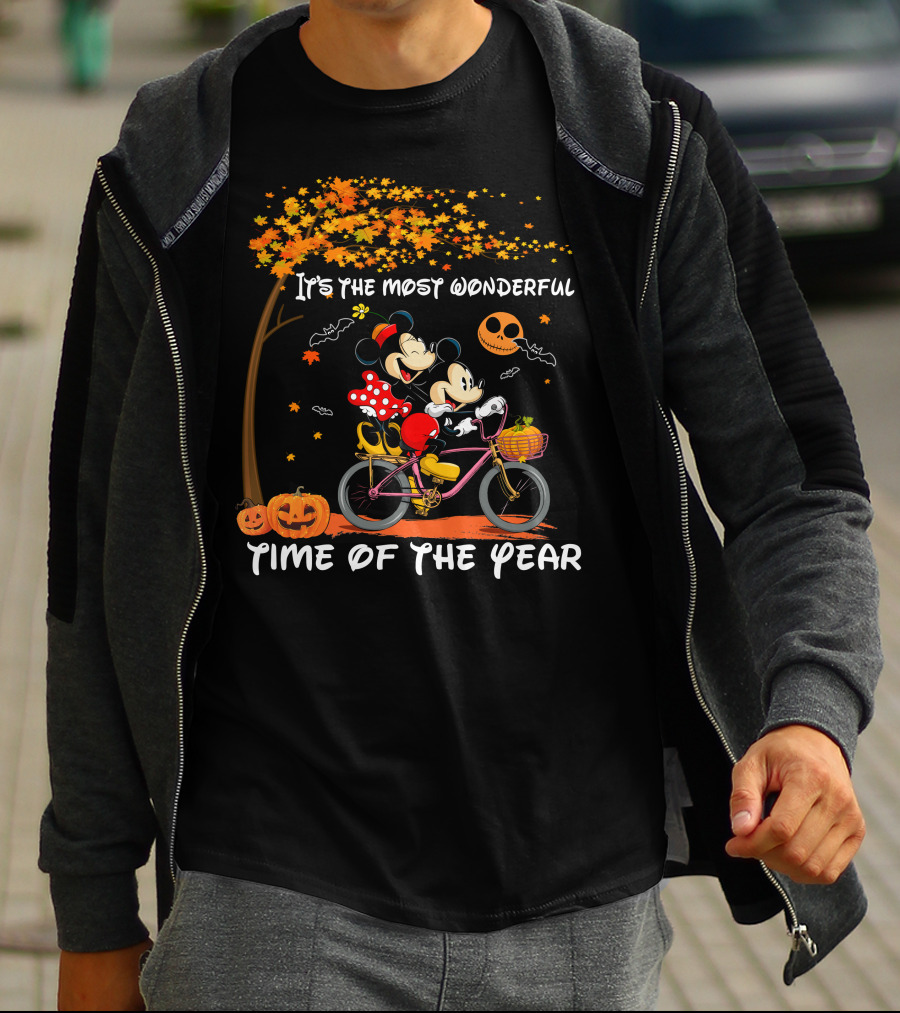 It's The Most Wonderful Time Of The Year Halloween Mickey Minnie T-Shirt