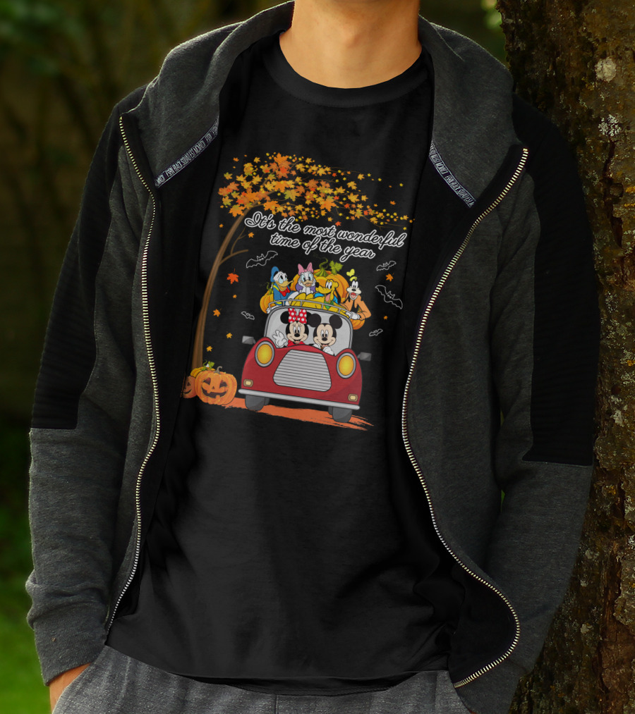 It's The Most Wonderful Time Of The Year With Mickey Minnie And Friends In Halloween Adventure T-Shirt
