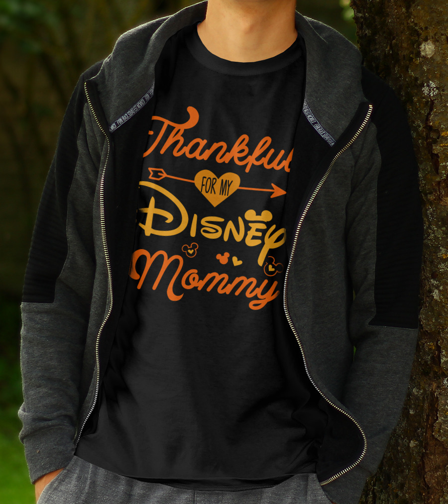 Thankful For My Disney Mommy Thanksgiving T-Shirt