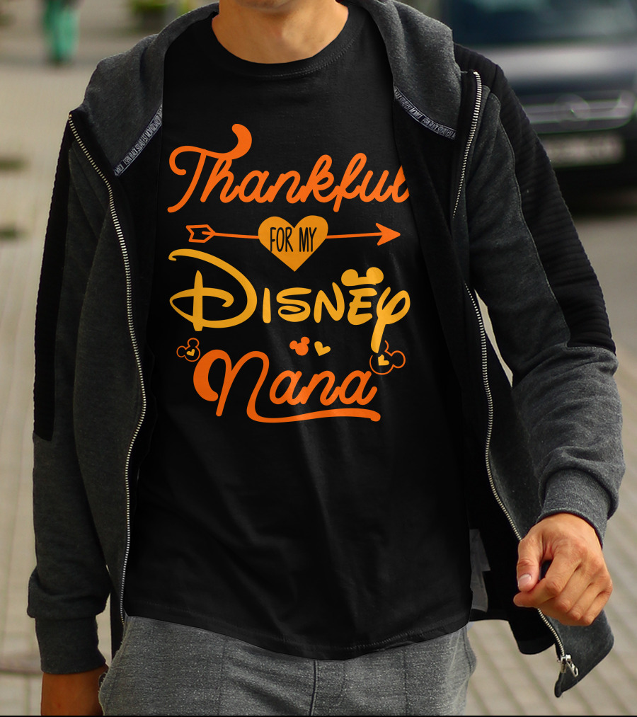 Thankful For My Disney Nana T-Shirt