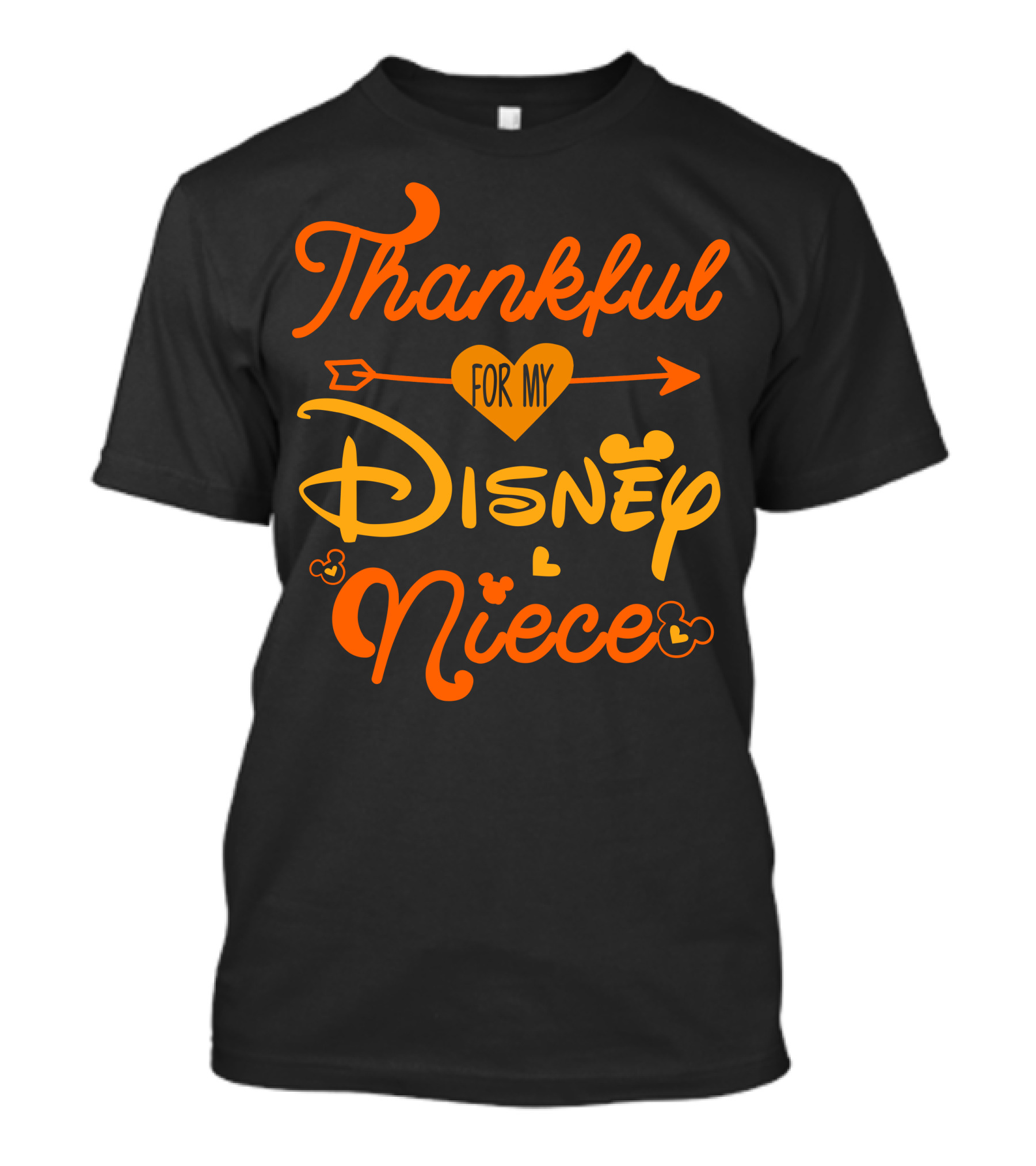 Thankful For My Disney Niece Thanksgiving T-Shirt