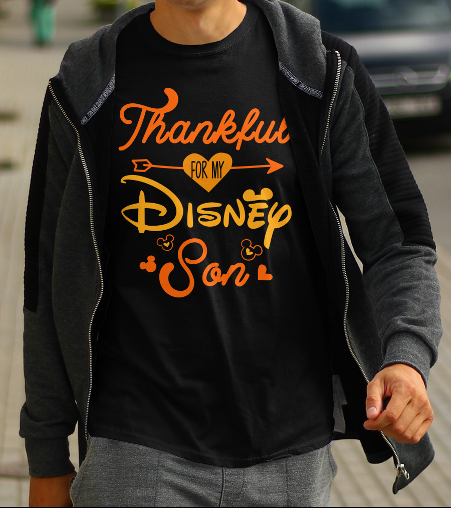 Thankful For My Disney Son T-Shirt