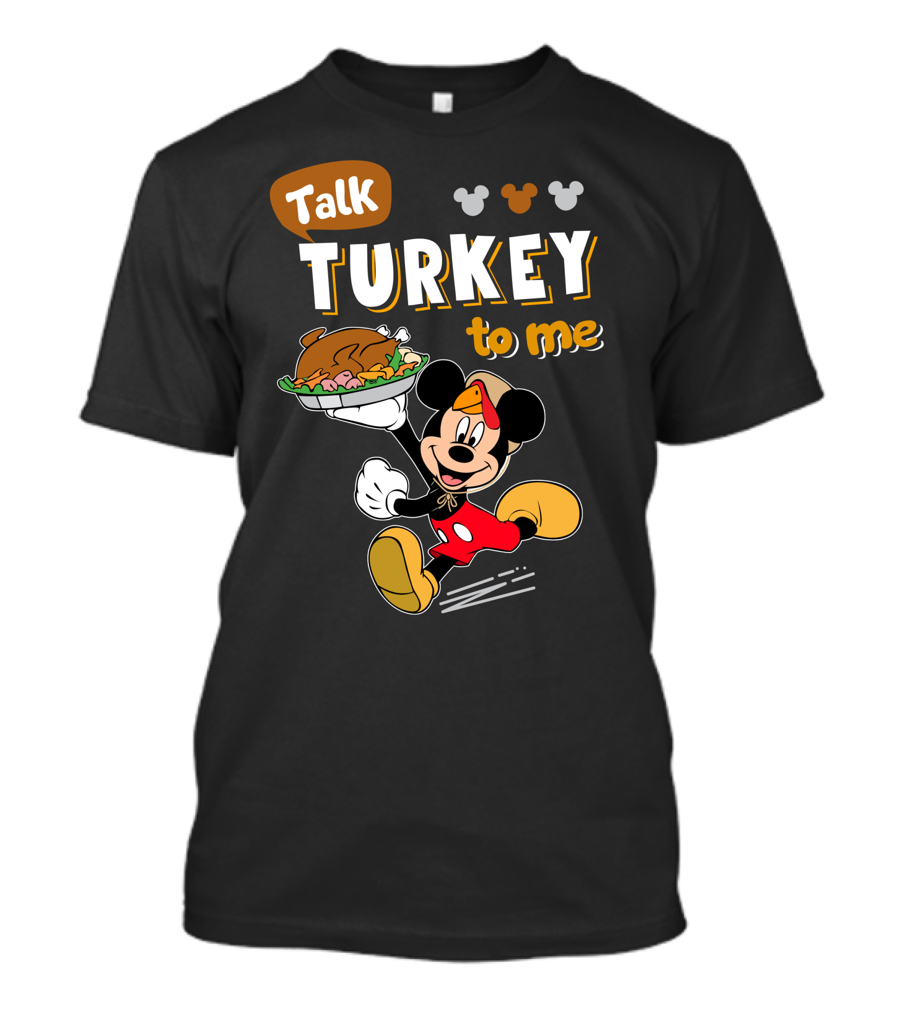 Talk Turkey To Me Mickey Mouse Thanksgiving T-Shirt