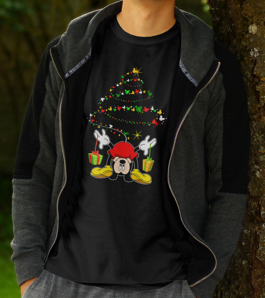 Merry Christmas 102 Holiday Cartoon Character Festive Tree T-Shirt