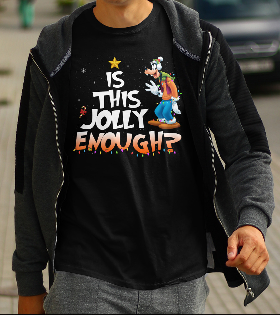 Goofy Is This Jolly Enough Christmas Lights T-Shirt