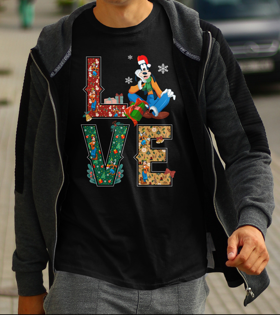 Goofy Love Christmas Festive Celebration T-Shirt