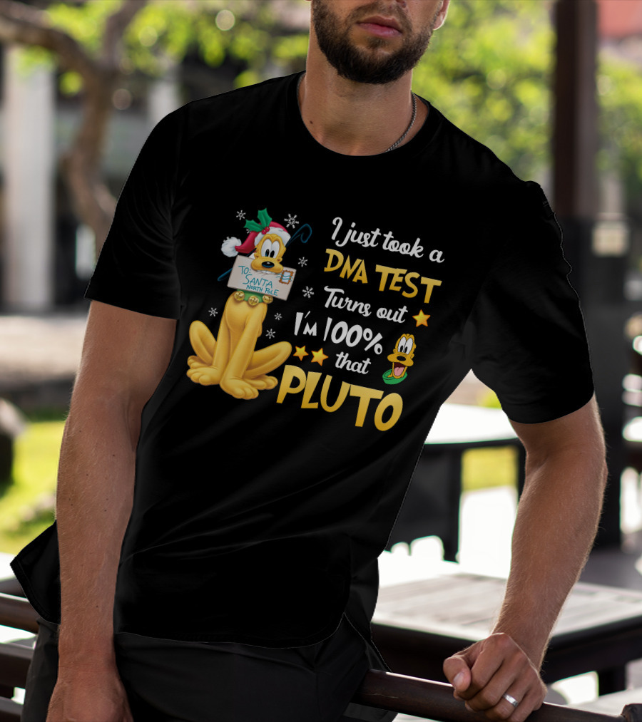I Just Took A Dna Test Turns Out I'm 100% That Pluto Santa North Pole T-Shirt