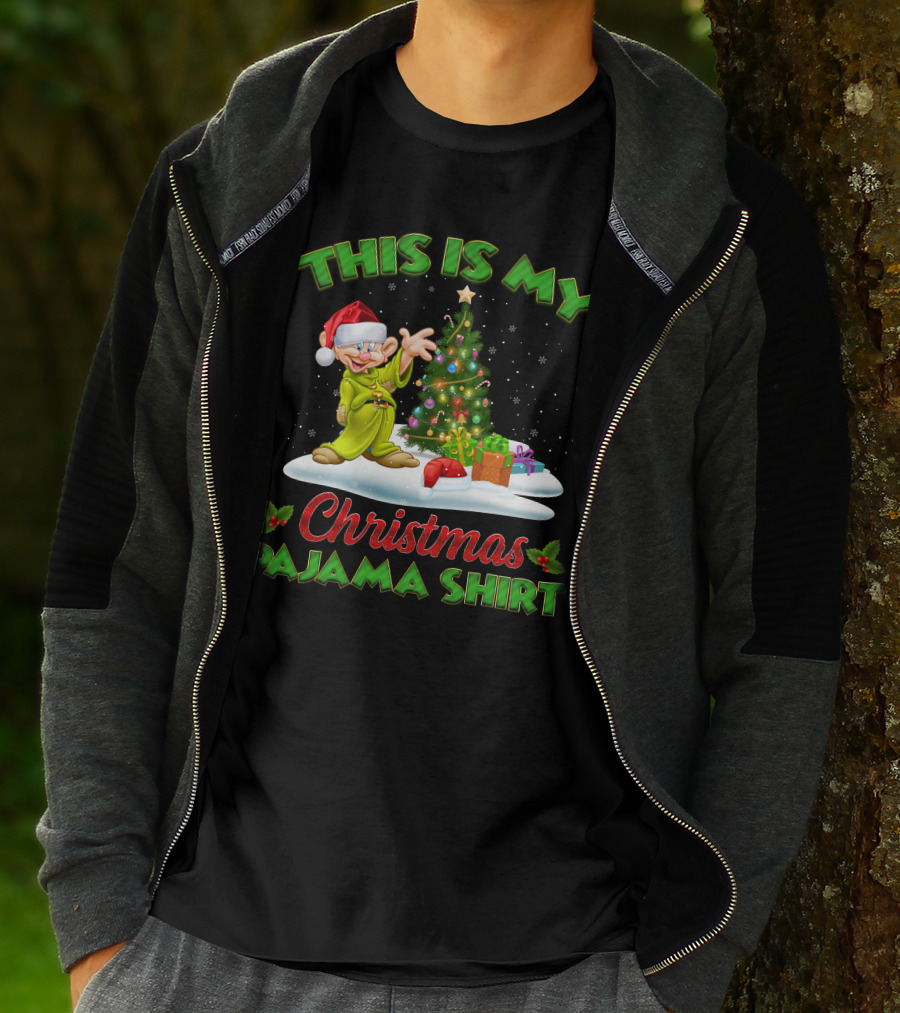 This Is My Christmas Pajama Shirt Dopey T-Shirt