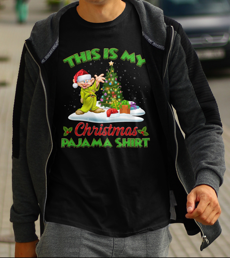 This Is My Christmas Pajama Shirt Dopey T-Shirt