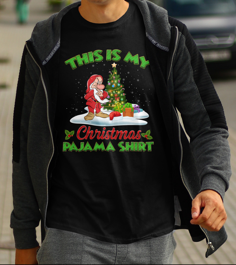 This Is My Grumpy Christmas Pajama T-Shirt
