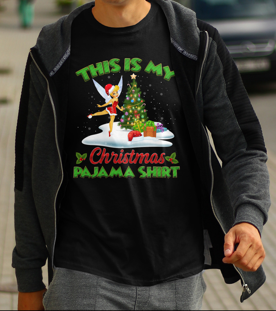 This Is My Christmas Pajama Shirt Tinker Bell T-Shirt