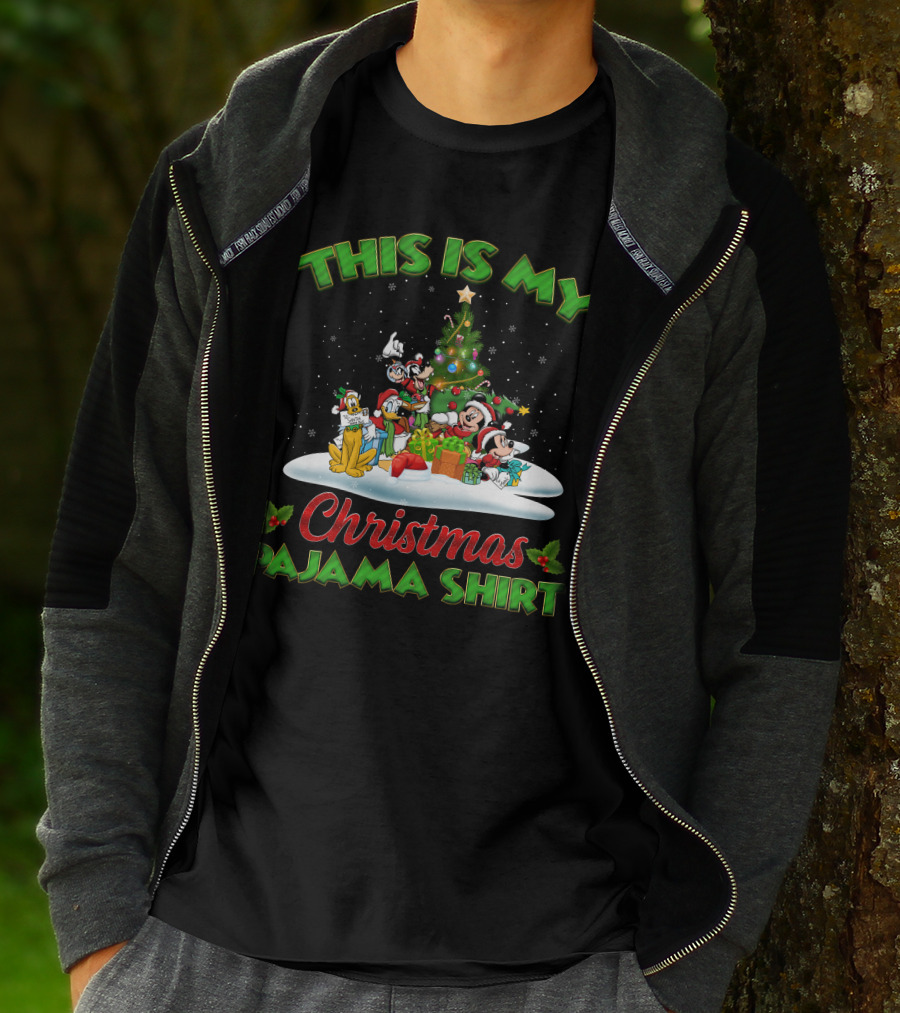 This Is My Christmas Pajama Shirt Mickey And Friend Christmas T-Shirt