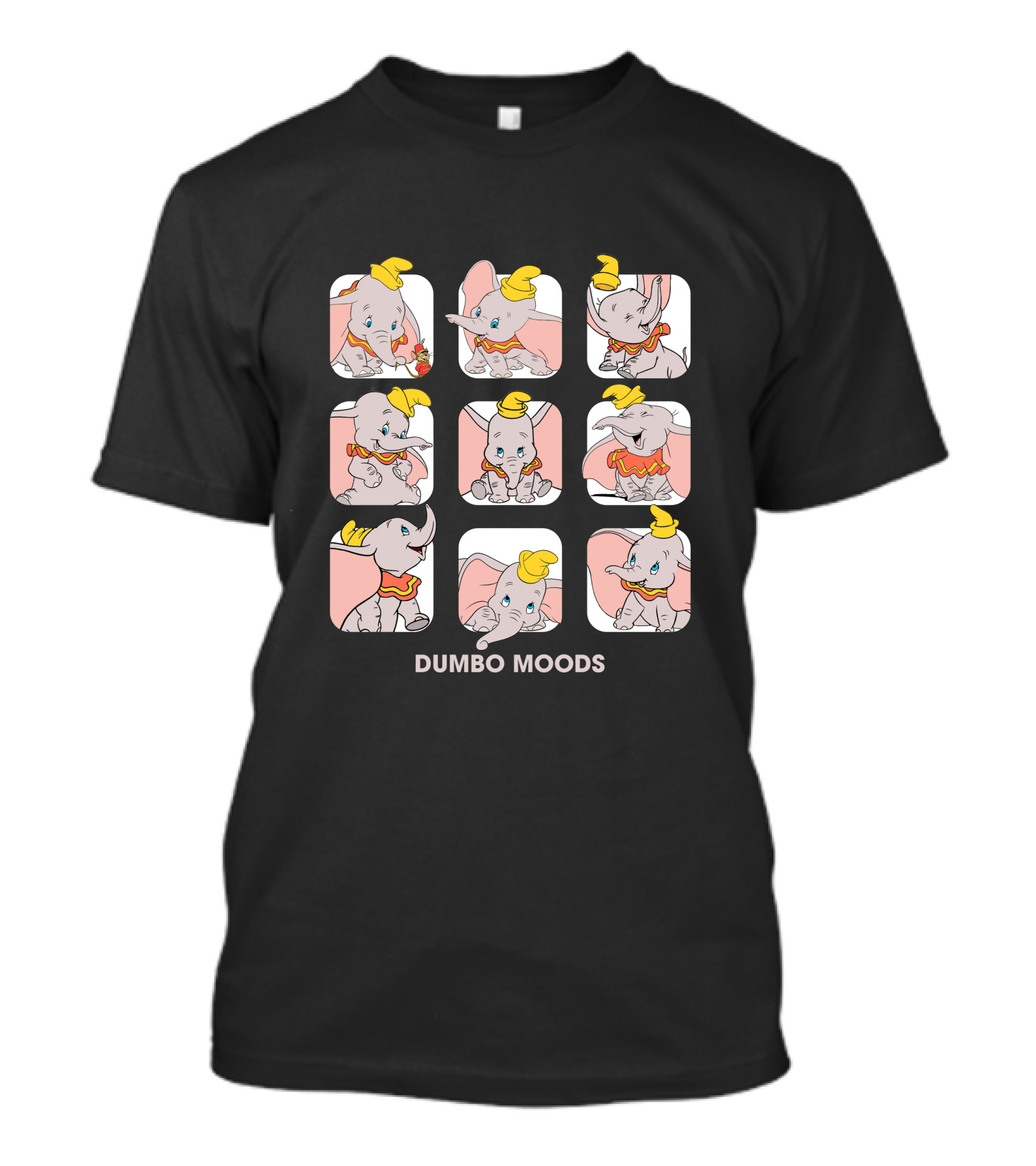 Dumbo Moods Nine Expressions Disney Classics T-Shirt