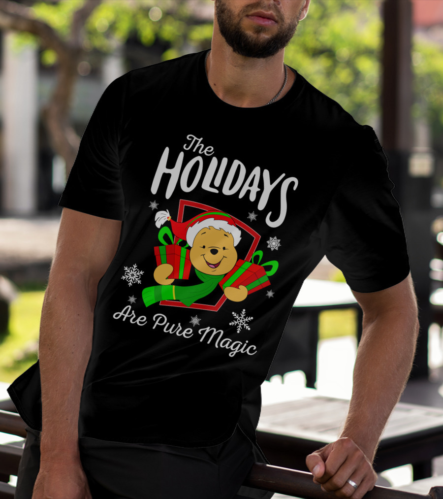 The Holidays Are Pure Magic Pooh T-Shirt