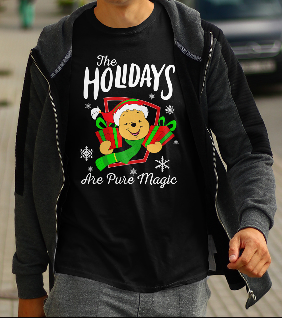 The Holidays Are Pure Magic Pooh T-Shirt