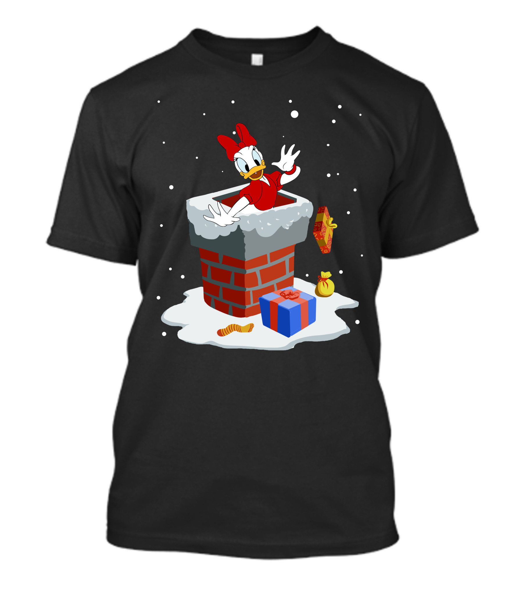 Daisy Duck Christmas Chimney Surprise T-Shirt