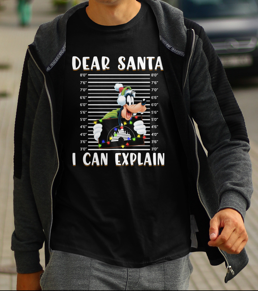 Dear Santa Goofy I Can Explain T-Shirt