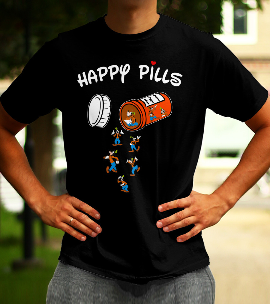 Happy Pills Goofy Capsule Fun T-Shirt