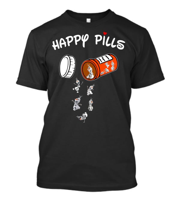 Happy Pills Olaf Capsule Spill T-Shirt