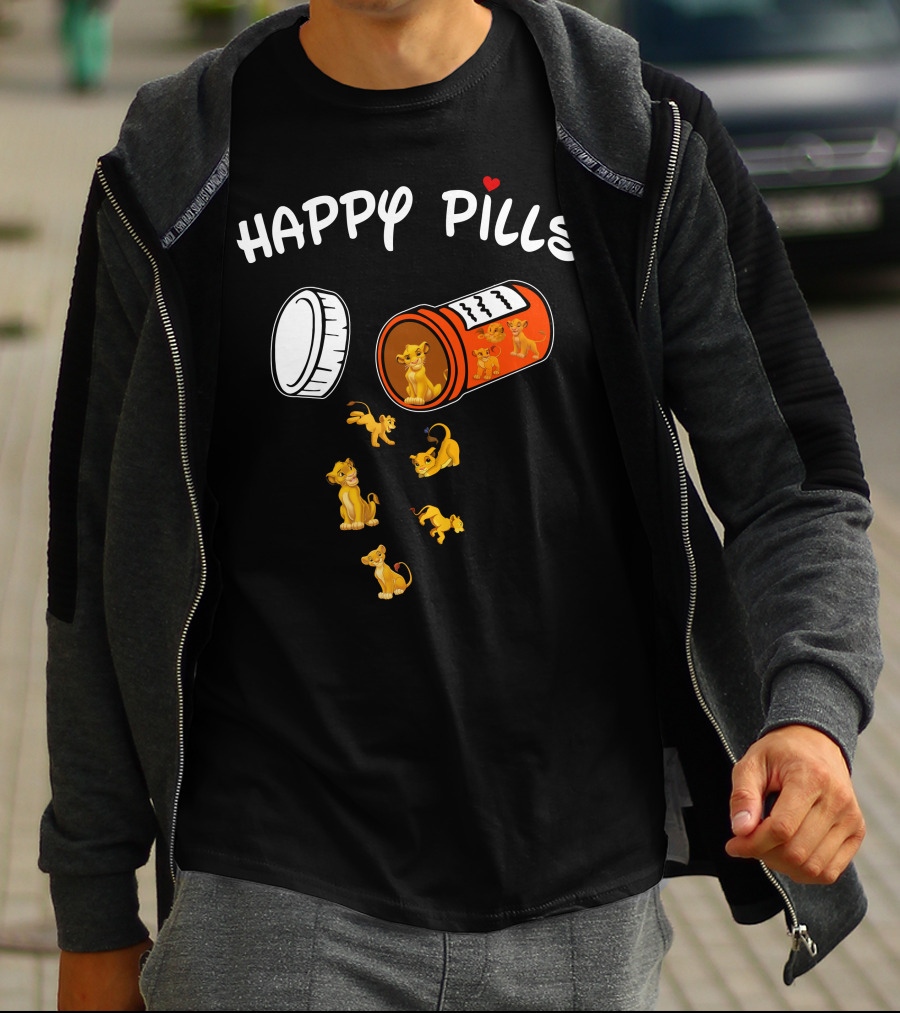Happy Pills Simba Lion King Capsule Fun T-Shirt